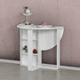 Hanah Home Mesa Plegable Extensible Blanco